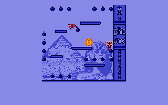 Bomb Jack atari screenshot